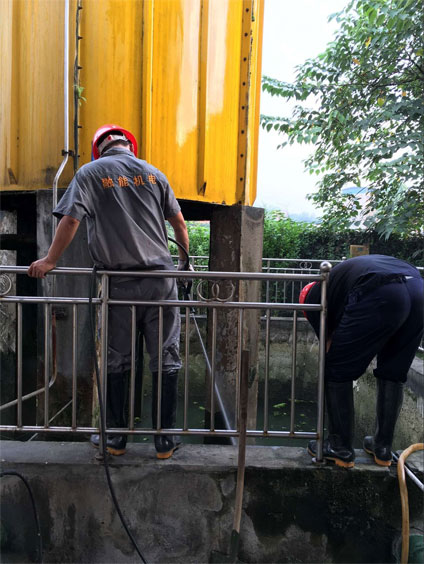 垫江某加气站冷却系统全方位清洗