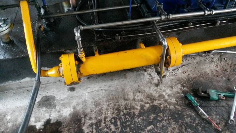 山东禹城燃气的油冷却器改造